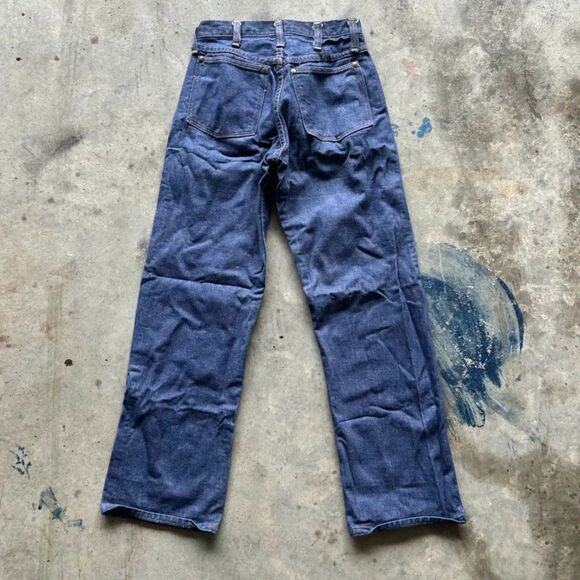 Vintage 70s Wrangler Sanforized Denim Jeans Size 26X28 - Picture 6 of 9